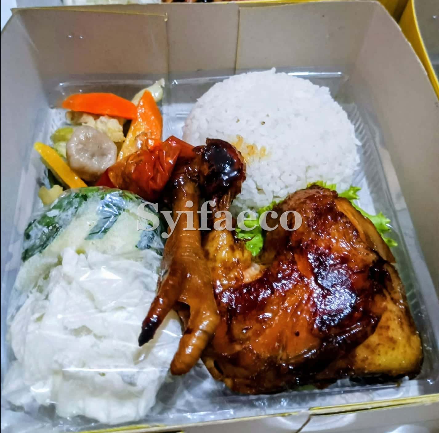 Nasi Box Ayam Bakar